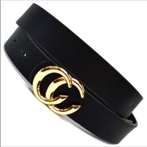 Just Arrived!..Black Vegan Leather Belt. trending